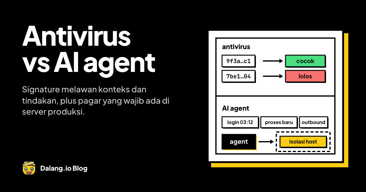 AI Agent sebagai Pengganti Antivirus: Yang Bisa, Yang Tidak Bisa, dan Cara Memasangnya dengan Aman