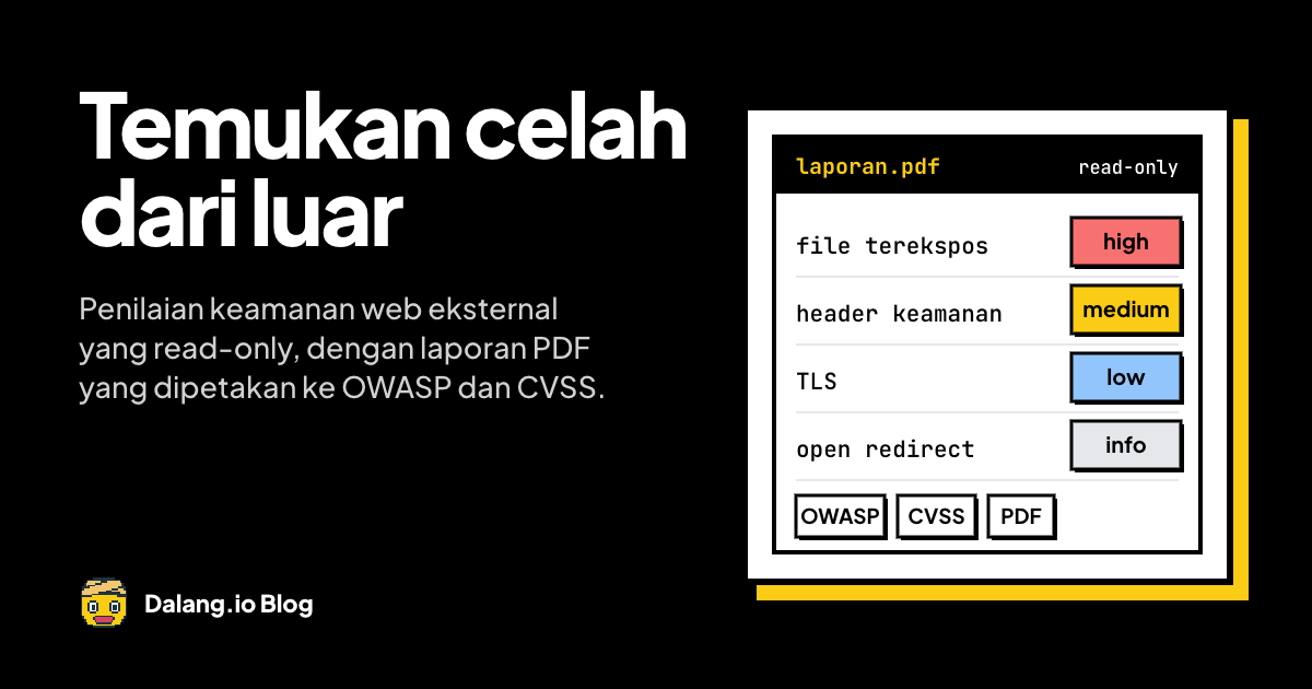 Netsekurity: Temukan Celah Situs dari Sisi Luar, Sebelum Pengguna Menemukannya